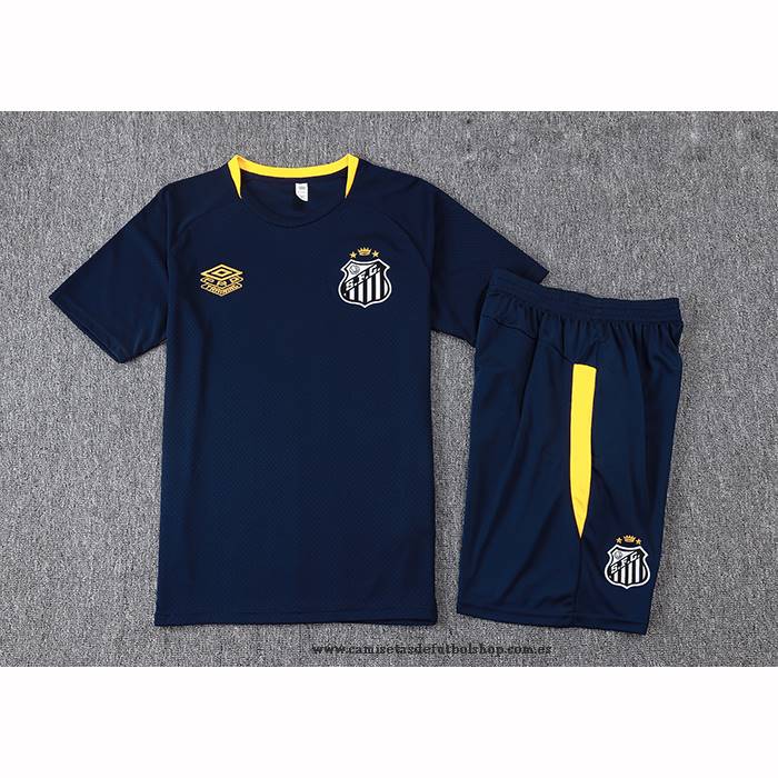 Chandal del Santos 25-26 Manga Corta Azul - Pantalon Corto